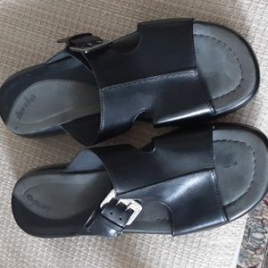 Chunky Dansko Slip-on Sandals Made in Brazil